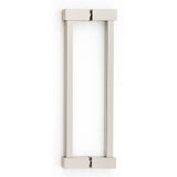 Alno - 8'' Back To Back Glass Door Pull - Polished Nickel
