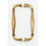 Alno - 6'' Back To Back Glass Door Pull - Antique English