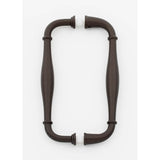 Alno - 6'' Back To Back Glass Door Pull - Chocolate Bronze