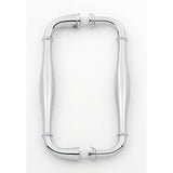 Alno - 6'' Back To Back Glass Door Pull - Polished Chrome