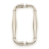 Alno - 6'' Back To Back Glass Door Pull - Polished Nickel