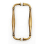 Alno - 8'' Back To Back Glass Door Pull - Antique English