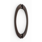 Alno - 6'' Back To Back Glass Door Pull - Chocolate Bronze