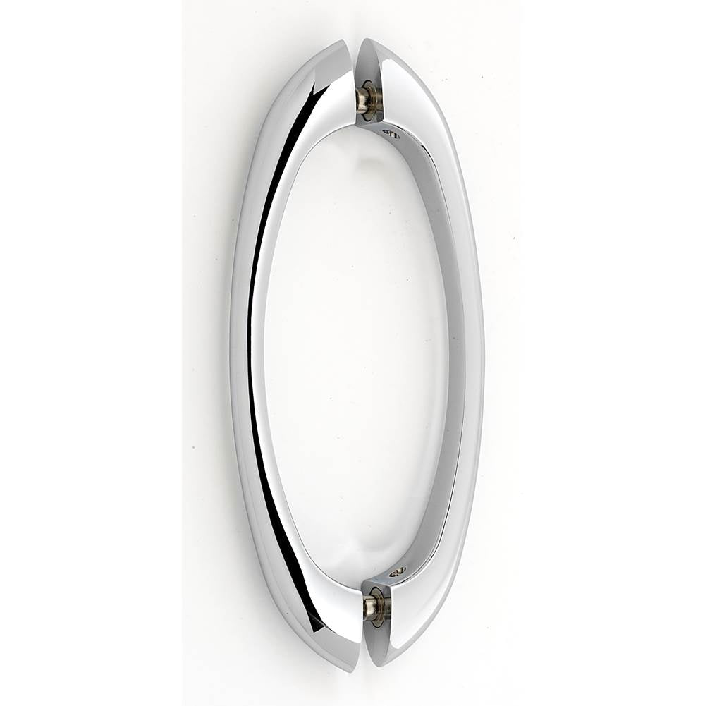 Alno - 6'' Back To Back Glass Door Pull - Polished Chrome