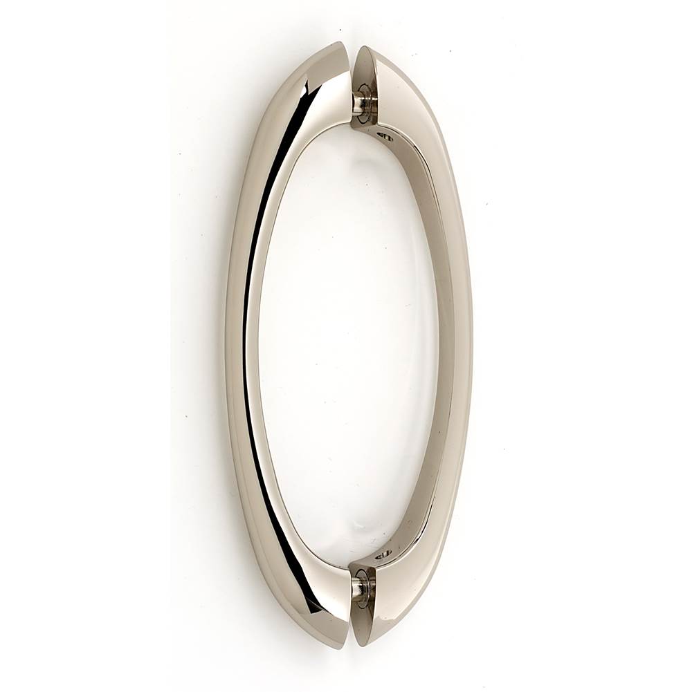 Alno - 6'' Back To Back Glass Door Pull - Polished Nickel