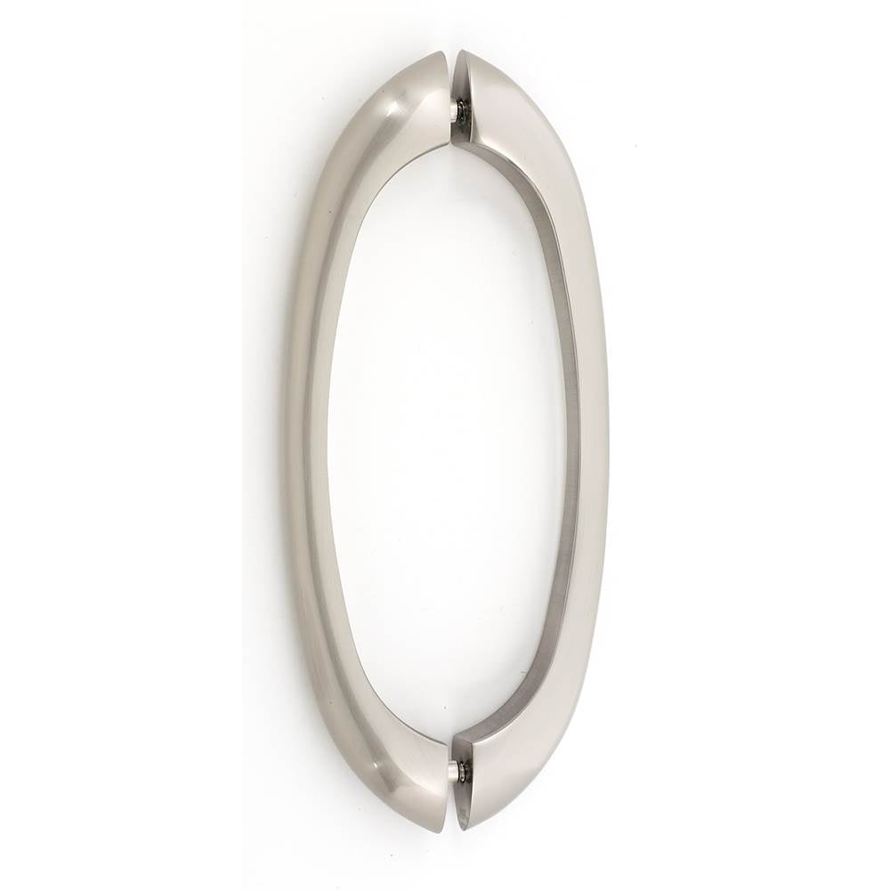 Alno - 8'' Back To Back Glass Door Pull - Satin Nickel