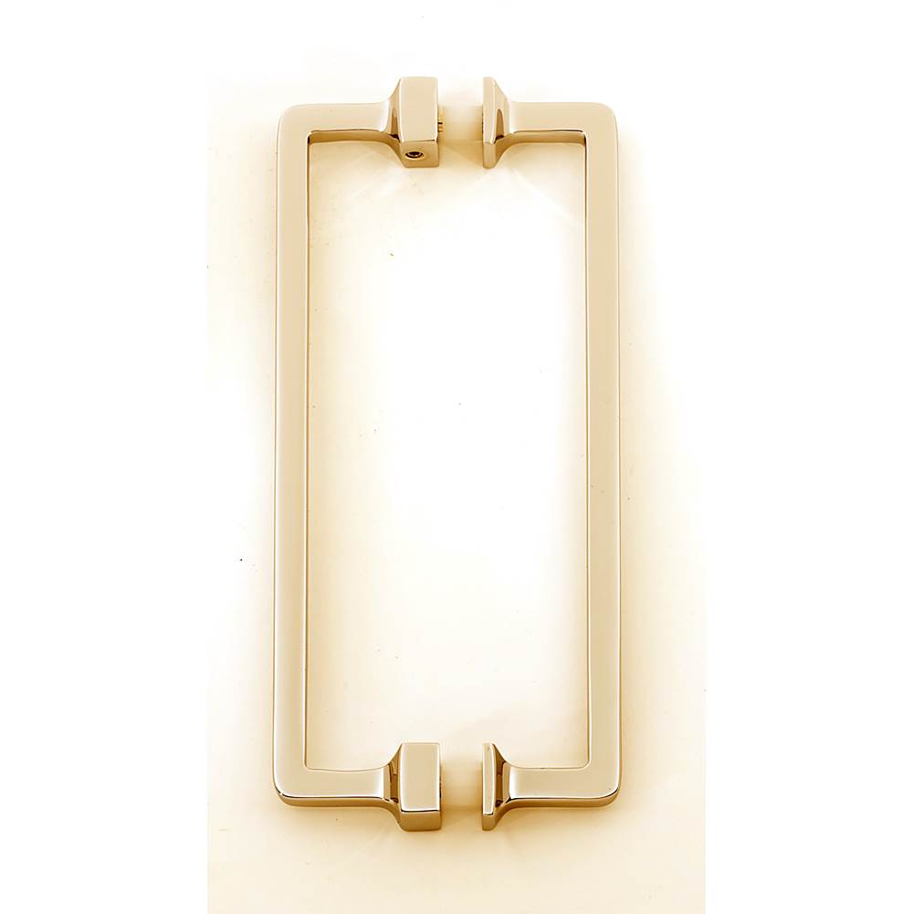 Alno - 6'' Back To Back Glass Door Pull - Polished Brass