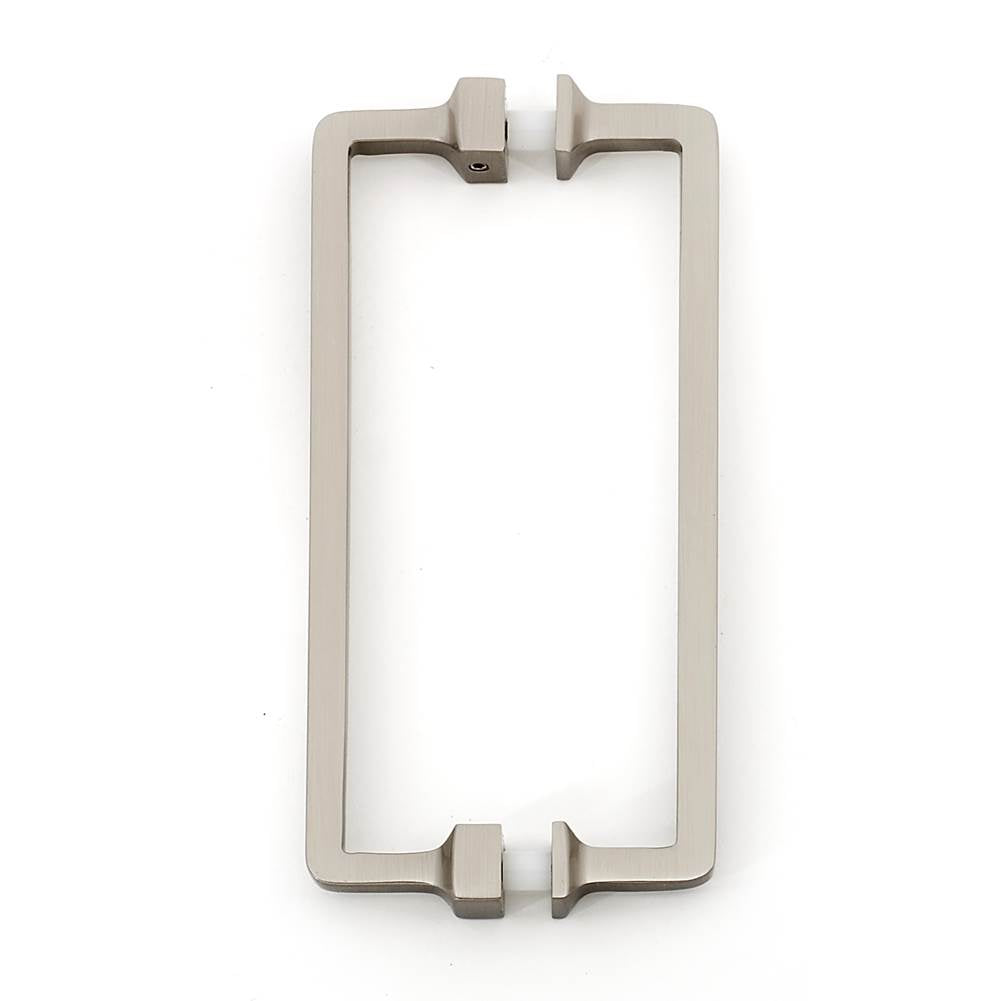 Alno - 6'' Back To Back Glass Door Pull - Satin Nickel