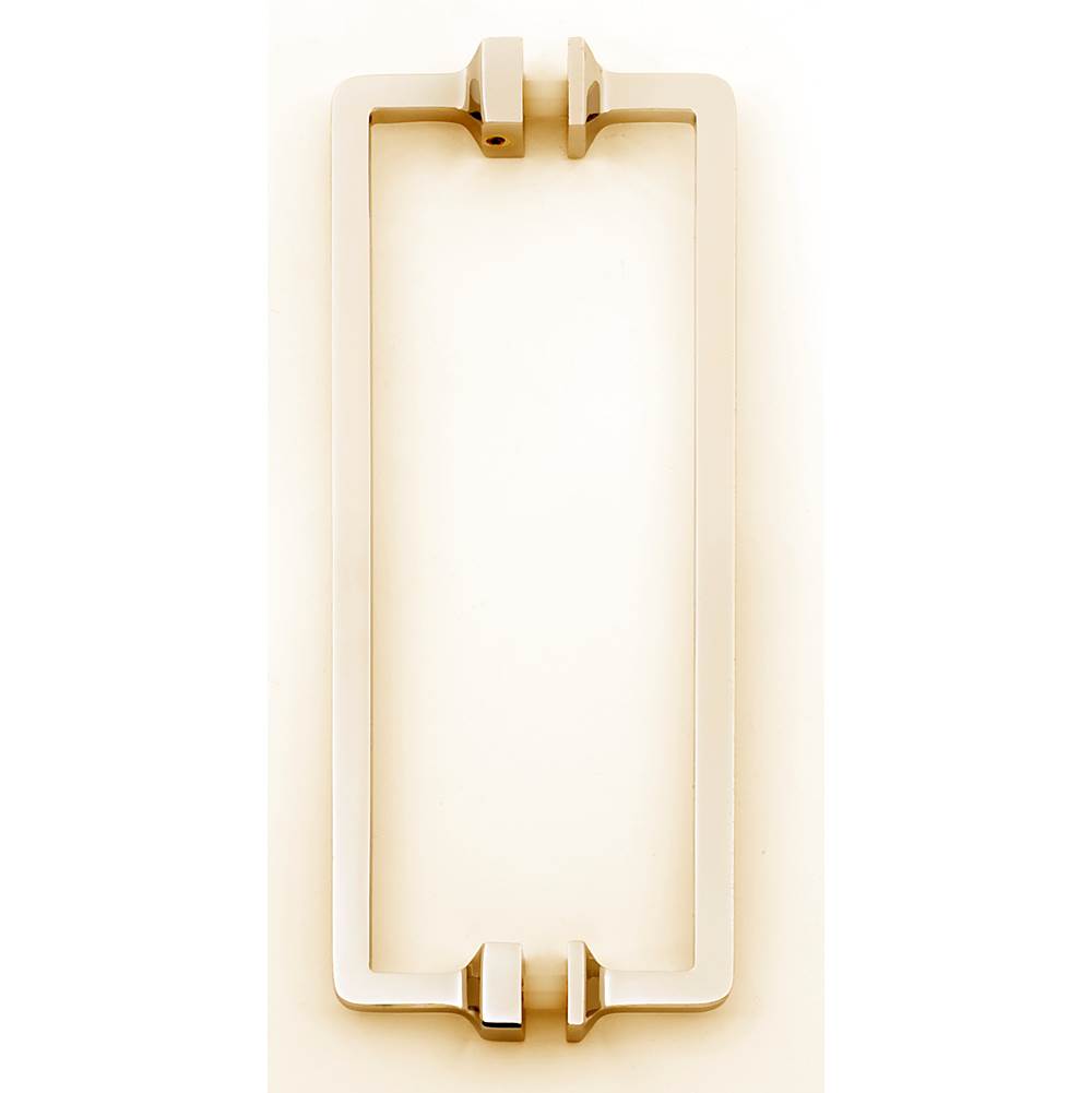 Alno - 8'' Back To Back Glass Door Pull - Polished Brass