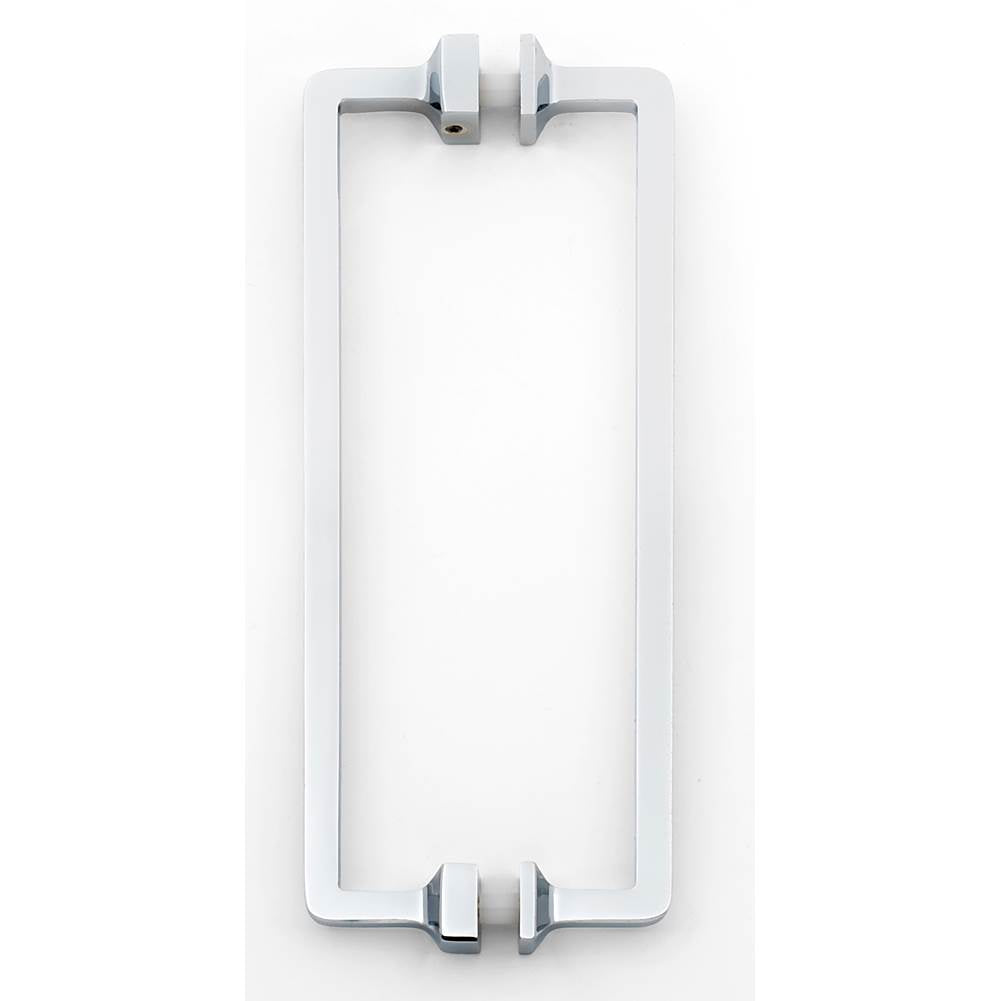 Alno - 8'' Back To Back Glass Door Pull - Polished Chrome