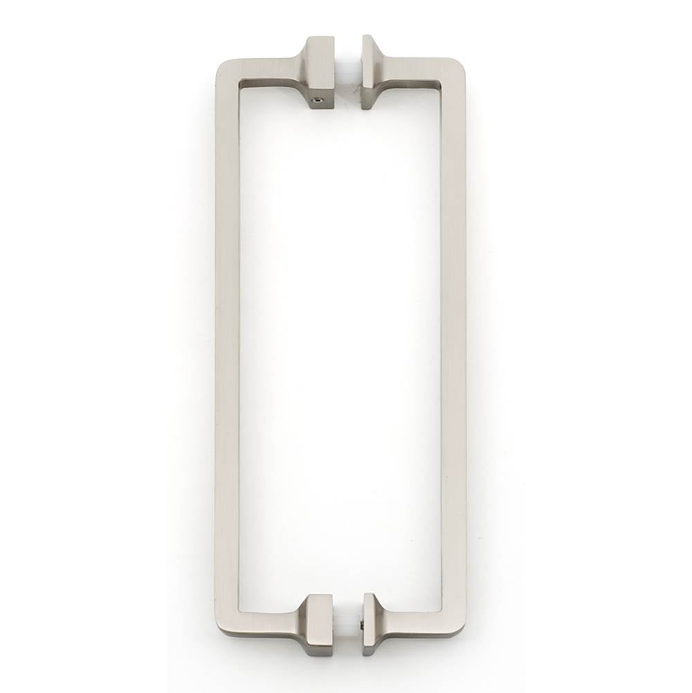 Alno - 8'' Back To Back Glass Door Pull - Satin Nickel