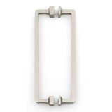 Alno - 8'' Back To Back Glass Door Pull - Satin Nickel