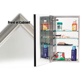 Alno - Contemporary Cabinet - Satin Nickel