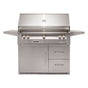Alfresco - 42'' Standard Grill On Refrigerated Base - Jet Black-Matte - Jet Black-Matte