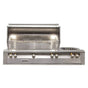 Alfresco - 56'' Sear Zone Grill With Dbl Side Burner Built-In - Jet Black-Matte - Jet Black-Matte