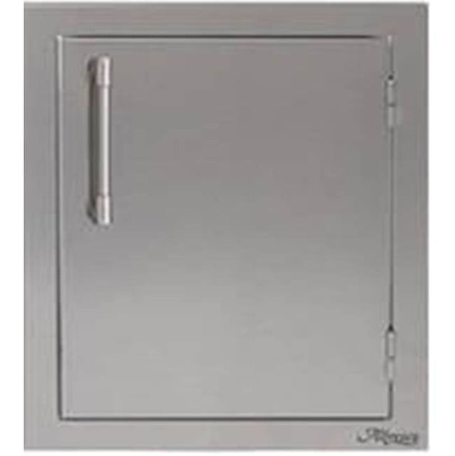 Alfresco - 17'' Single Access Right Door - Jet Black-Matte - Jet Black-Matte
