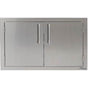 Alfresco - 42'' Double Access Door - Jet Black-Matte - Jet Black-Matte