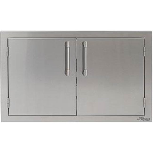 Alfresco - 36'' Double Access Door - Jet Black-Matte - Jet Black-Matte