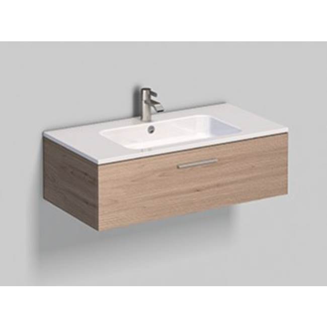 Alape - Unit.SR5 - Wood effect laminate grey oak)