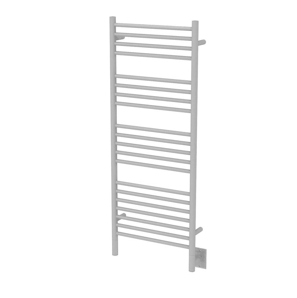 Amba Products - Jeeves Model D Straight 12'' Wide 20 Bar Hardwired Towel Warmer in White