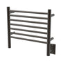 Amba Products - Jeeves Model H Straight 24'' Wide 7 Bar Hardwired Towel Warmer in Oil Rubbed Bronze