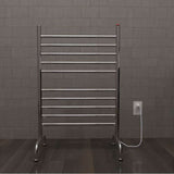 Solo 24'' Freestanding Towel Warmer in Matte Black