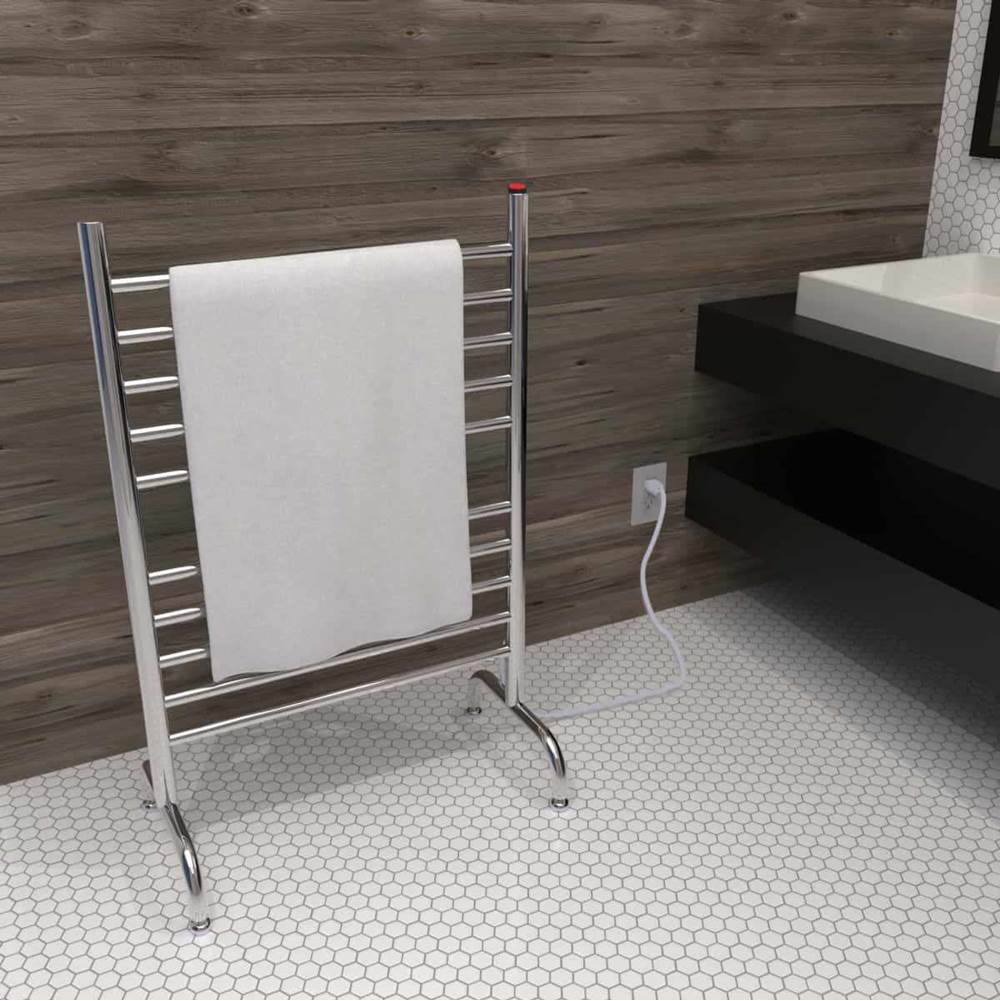 Solo 24'' Freestanding Towel Warmer in Matte Black