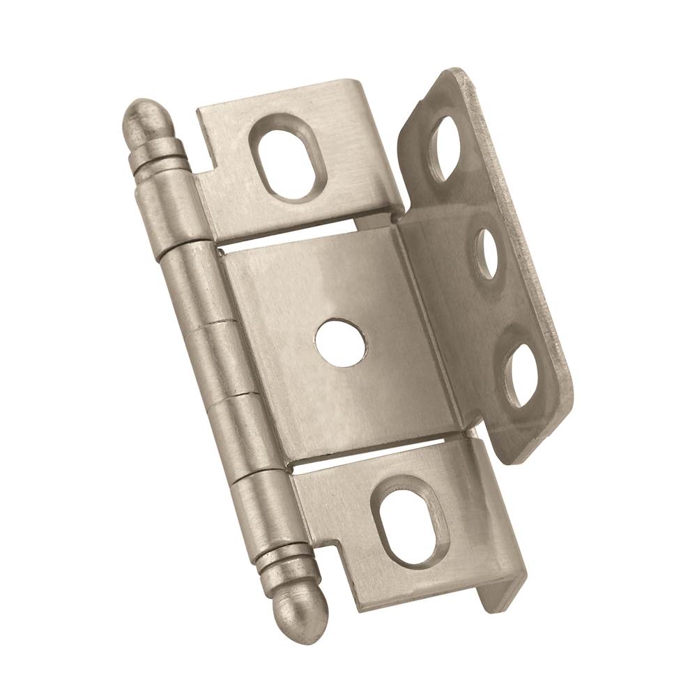 Amerock - HINGE  3/4''  PK3175TB-G10  FULL INSET FULL - Satin Nickel