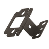 Amerock - HINGE  3/4''  PK3180TB-FB  FULL INSET FULL - Flat Black