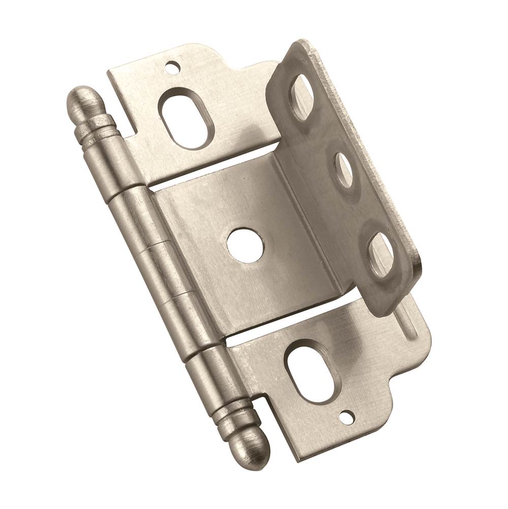Amerock - HINGE  3/4''  PK3180TB-G10  FULL INSET FULL - Satin Nickel