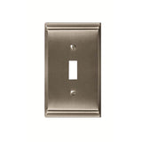 Amerock - WALLPLATE-CANDLER-1 TOGGLE-G10 - Satin Nickel