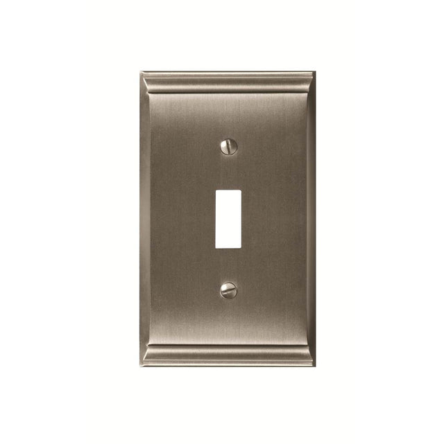 Amerock - WALLPLATE-CANDLER-1 TOGGLE-G10 - Satin Nickel