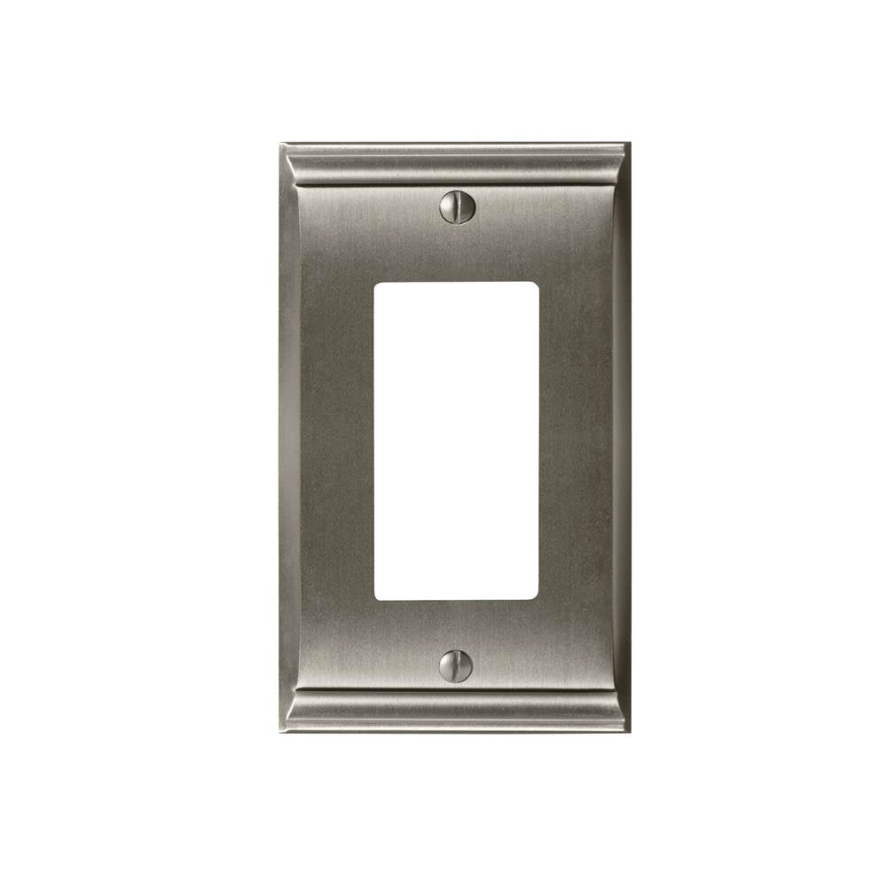 Amerock - WALLPLATE-CANDLER-1 ROCKER-G10 - Satin Nickel