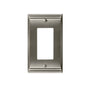 Amerock - WALLPLATE-CANDLER-1 ROCKER-G10 - Satin Nickel