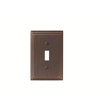 Amerock - SWITCHPLATE-MULHOLLAND-1 TOGGLE-ORB - Oil Rubbed Bronze