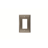 Amerock - WALLPLATE-MULHOLLAND-1 ROCKER-G10 - Satin Nickel