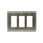 Amerock - WALLPLATE-MULHOLLAND-3 ROCKER-G10 - Satin Nickel