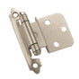 Amerock - 3/8'' (10 mm) Inset Hinge - Satin Nickel