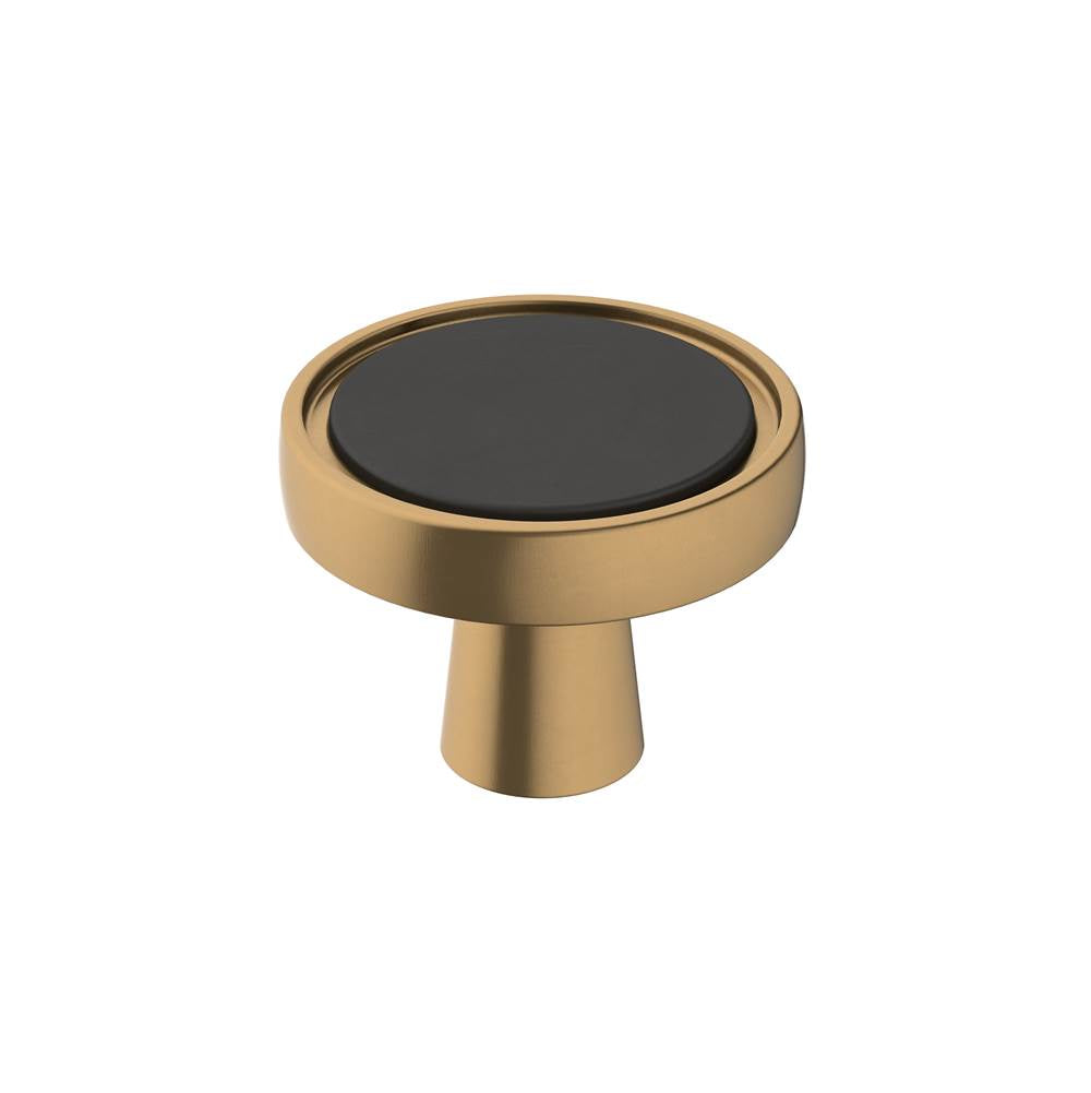 Amerock - Mergence Knob - Matte Black, Champagne Bronze