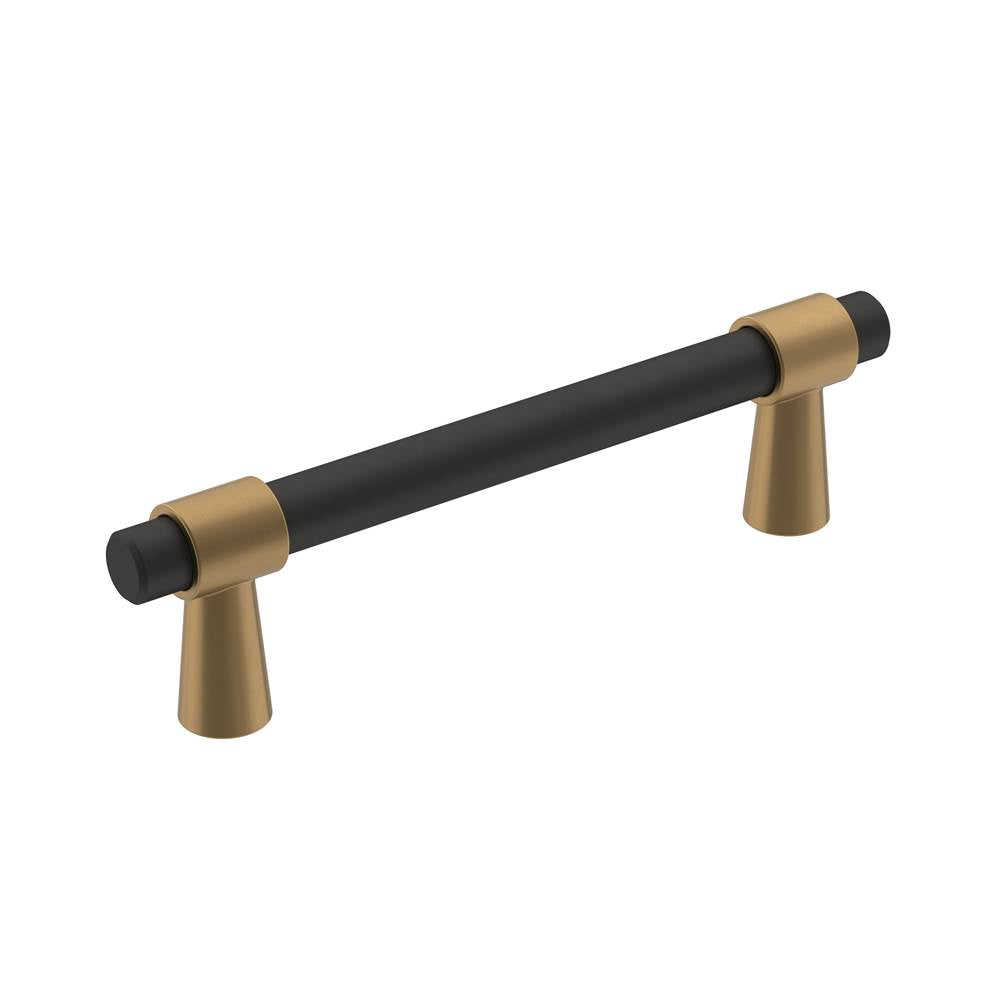 Amerock - Mergence Pull - Matte Black, Champagne Bronze