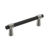 Amerock - Mergence Pull - Matte Black, Satin Nickel