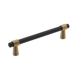 Amerock - Mergence Pull - Matte Black, Champagne Bronze