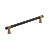 Amerock - Mergence Pull - Matte Black, Champagne Bronze