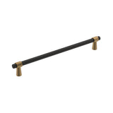 Amerock - Mergence Pull - Matte Black, Champagne Bronze