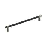 Amerock - Mergence Pull - Matte Black, Satin Nickel