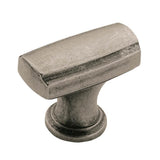 Amerock - Highland Ridge 1-3/8 in (35 mm) Length Aged Pewter Cabinet Knob - Aged Pewter