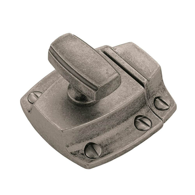 Amerock - Highland Ridge 1-7/8 in (48 mm) Length Aged Pewter Cabinet Latch - Aged Pewter