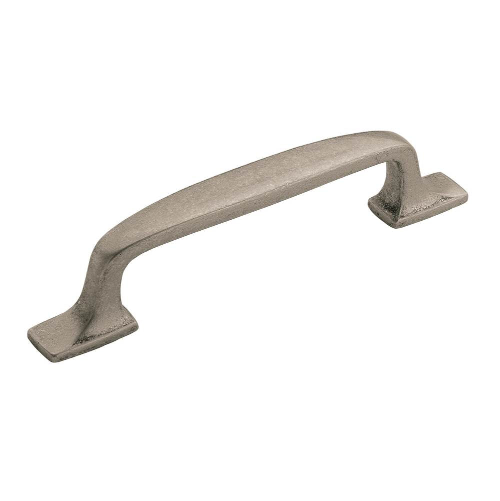 Amerock - Highland Ridge 3-3/4 in (96 mm) Center-to-Center Aged Pewter Cabinet Pull - Aged Pewter