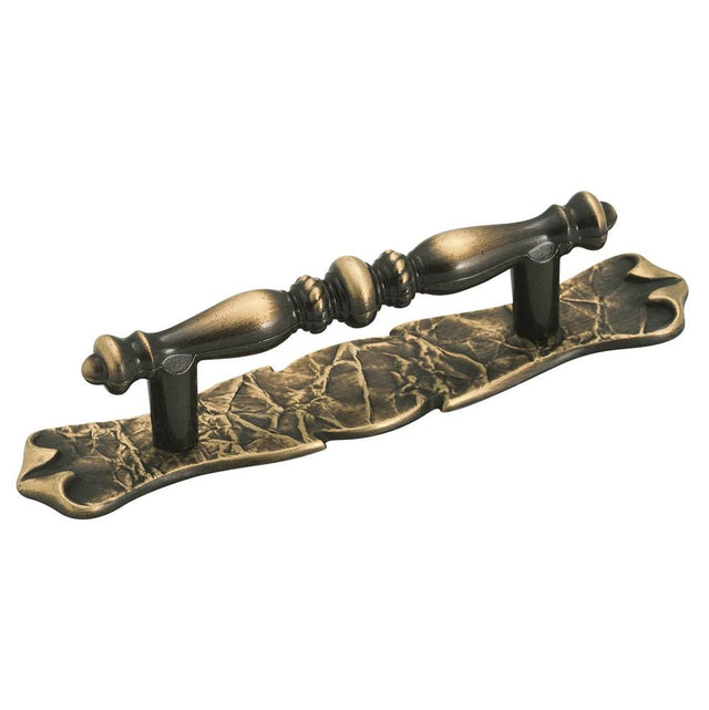 Amerock - Allison Value 3 in (76 mm) Center-to-Center Antique English Cabinet Pull/Backplate - Antique English
