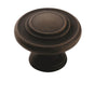 Amerock - Inspirations 1-5/16 in (33 mm) Diameter Antique Rust Cabinet Knob - Antique Rust